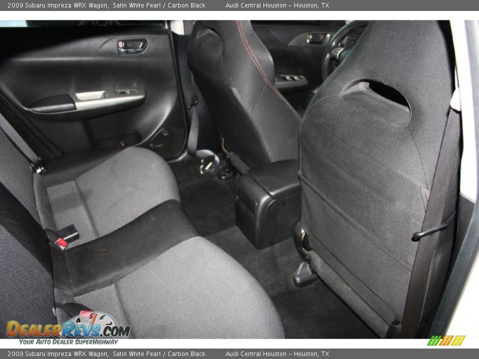 2009 Subaru Impreza WRX Wagon Satin White Pearl / Carbon Black Photo #30