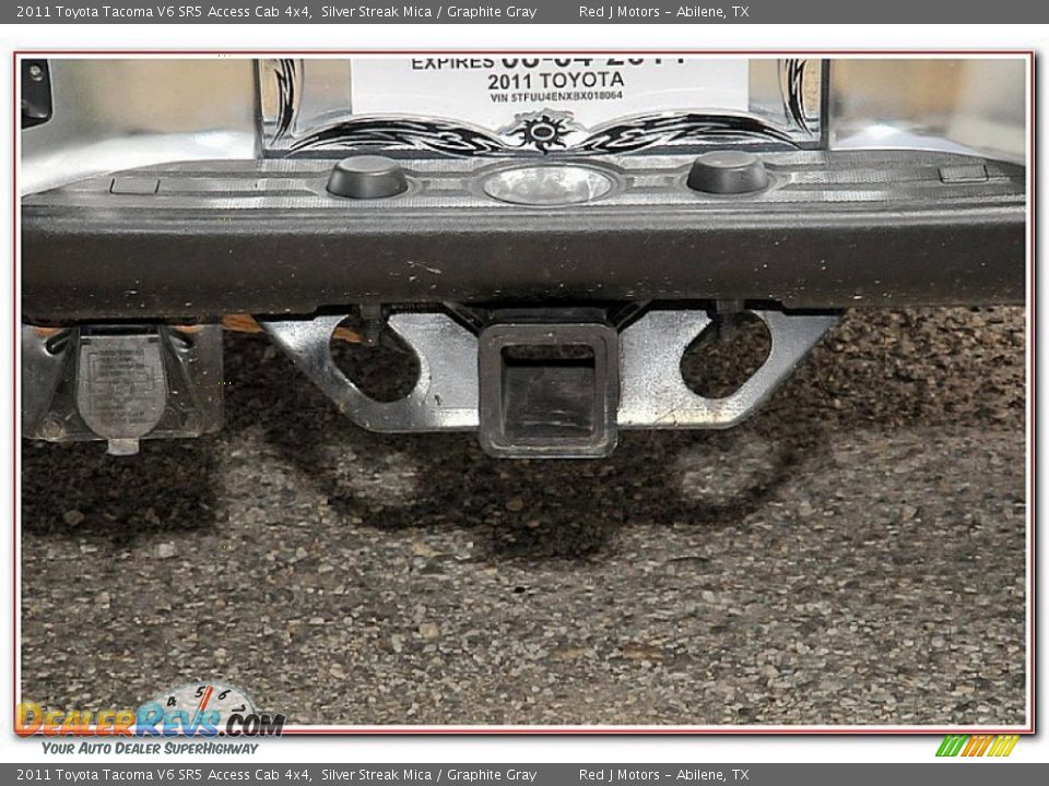 2011 Toyota Tacoma V6 SR5 Access Cab 4x4 Silver Streak Mica / Graphite Gray Photo #7