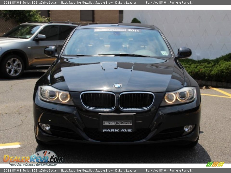 2011 BMW 3 Series 328i xDrive Sedan Black Sapphire Metallic / Saddle Brown Dakota Leather Photo #8