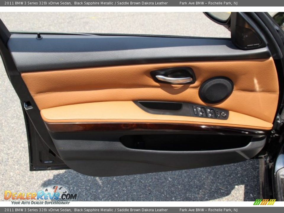 2011 BMW 3 Series 328i xDrive Sedan Black Sapphire Metallic / Saddle Brown Dakota Leather Photo #9