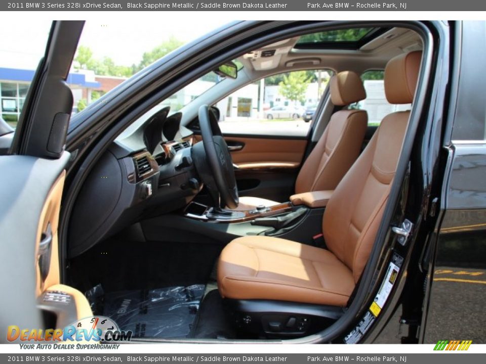 2011 BMW 3 Series 328i xDrive Sedan Black Sapphire Metallic / Saddle Brown Dakota Leather Photo #11