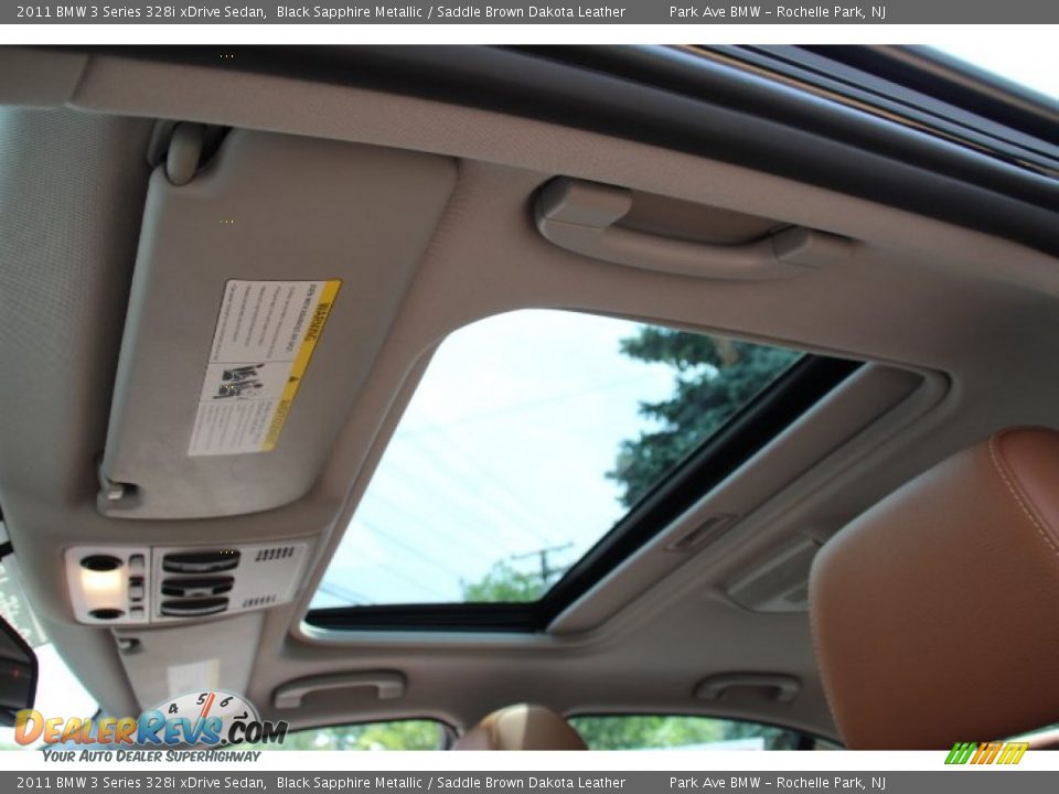 2011 BMW 3 Series 328i xDrive Sedan Black Sapphire Metallic / Saddle Brown Dakota Leather Photo #13