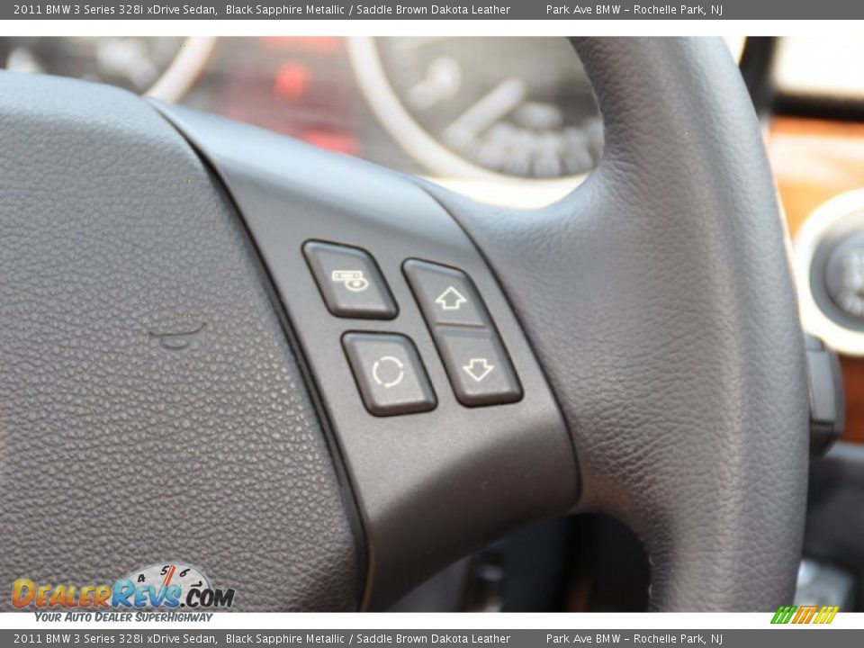 2011 BMW 3 Series 328i xDrive Sedan Black Sapphire Metallic / Saddle Brown Dakota Leather Photo #19