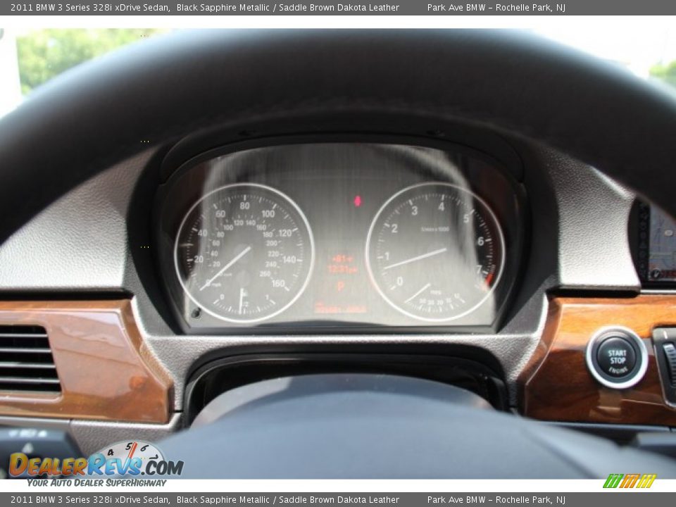 2011 BMW 3 Series 328i xDrive Sedan Black Sapphire Metallic / Saddle Brown Dakota Leather Photo #20