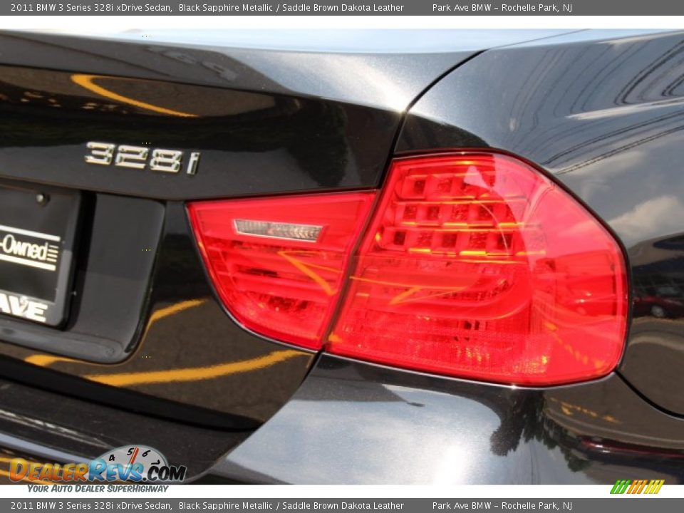 2011 BMW 3 Series 328i xDrive Sedan Black Sapphire Metallic / Saddle Brown Dakota Leather Photo #22