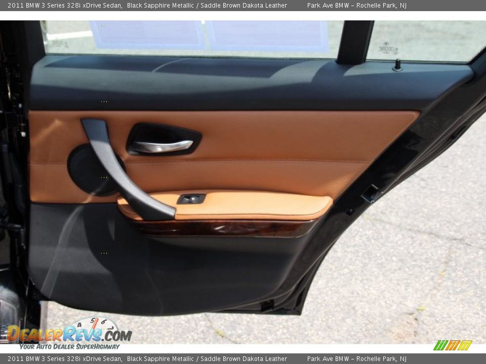 2011 BMW 3 Series 328i xDrive Sedan Black Sapphire Metallic / Saddle Brown Dakota Leather Photo #23
