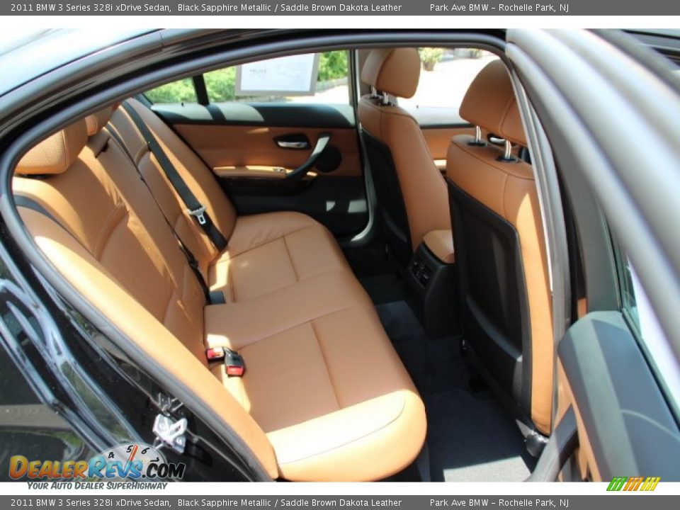 2011 BMW 3 Series 328i xDrive Sedan Black Sapphire Metallic / Saddle Brown Dakota Leather Photo #24