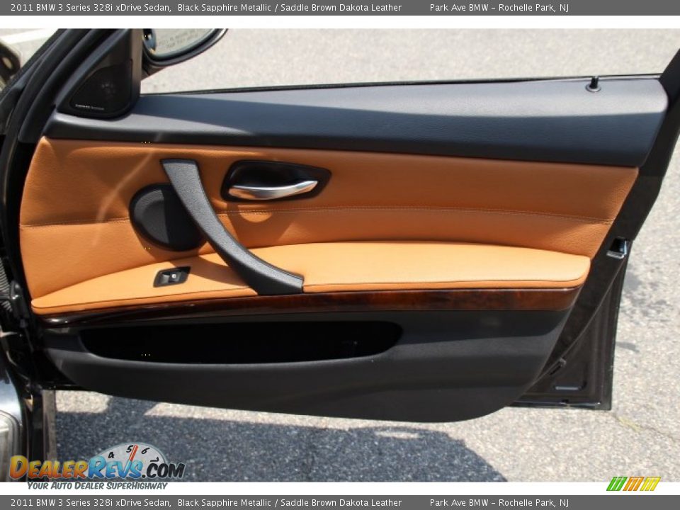 2011 BMW 3 Series 328i xDrive Sedan Black Sapphire Metallic / Saddle Brown Dakota Leather Photo #25