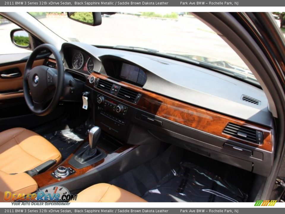 2011 BMW 3 Series 328i xDrive Sedan Black Sapphire Metallic / Saddle Brown Dakota Leather Photo #26