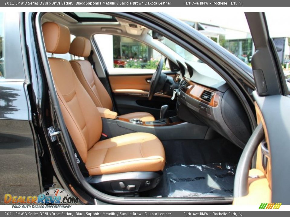 2011 BMW 3 Series 328i xDrive Sedan Black Sapphire Metallic / Saddle Brown Dakota Leather Photo #27