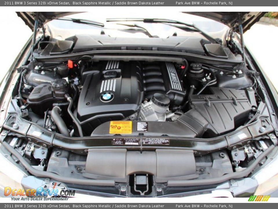 2011 BMW 3 Series 328i xDrive Sedan Black Sapphire Metallic / Saddle Brown Dakota Leather Photo #29