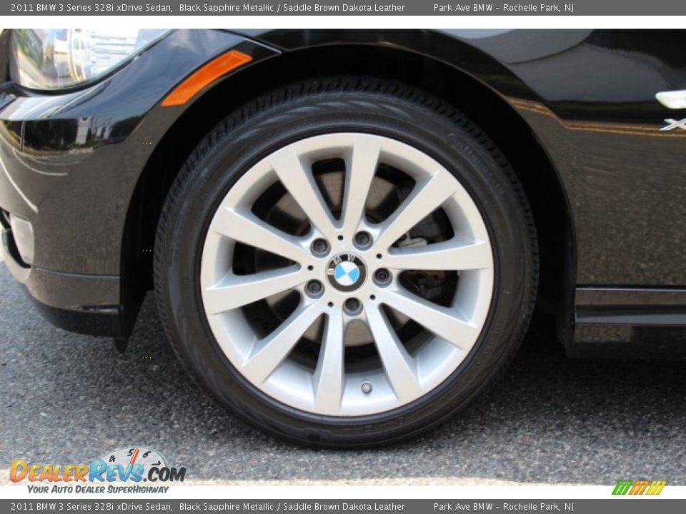 2011 BMW 3 Series 328i xDrive Sedan Black Sapphire Metallic / Saddle Brown Dakota Leather Photo #31