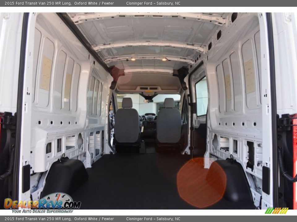 2015 Ford Transit Van 250 MR Long Oxford White / Pewter Photo #7