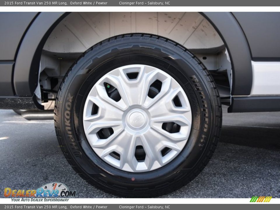 2015 Ford Transit Van 250 MR Long Oxford White / Pewter Photo #10