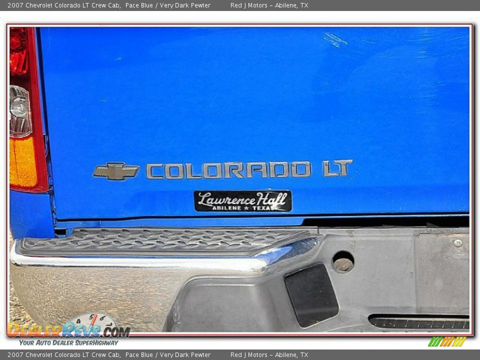 2007 Chevrolet Colorado LT Crew Cab Pace Blue / Very Dark Pewter Photo #6