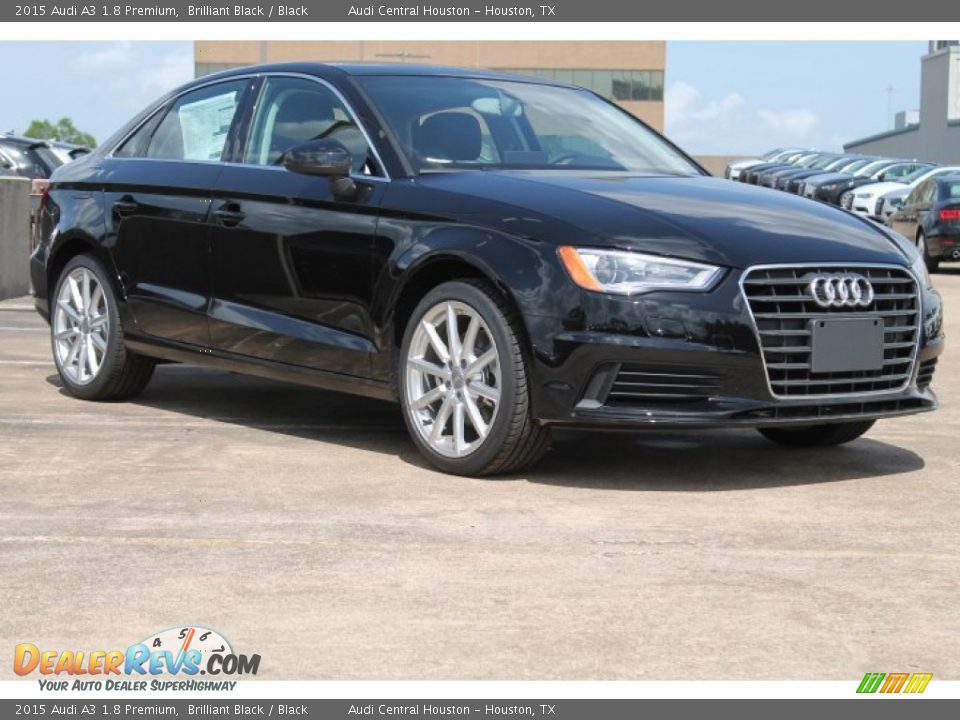 2015 Audi A3 1.8 Premium Brilliant Black / Black Photo #1
