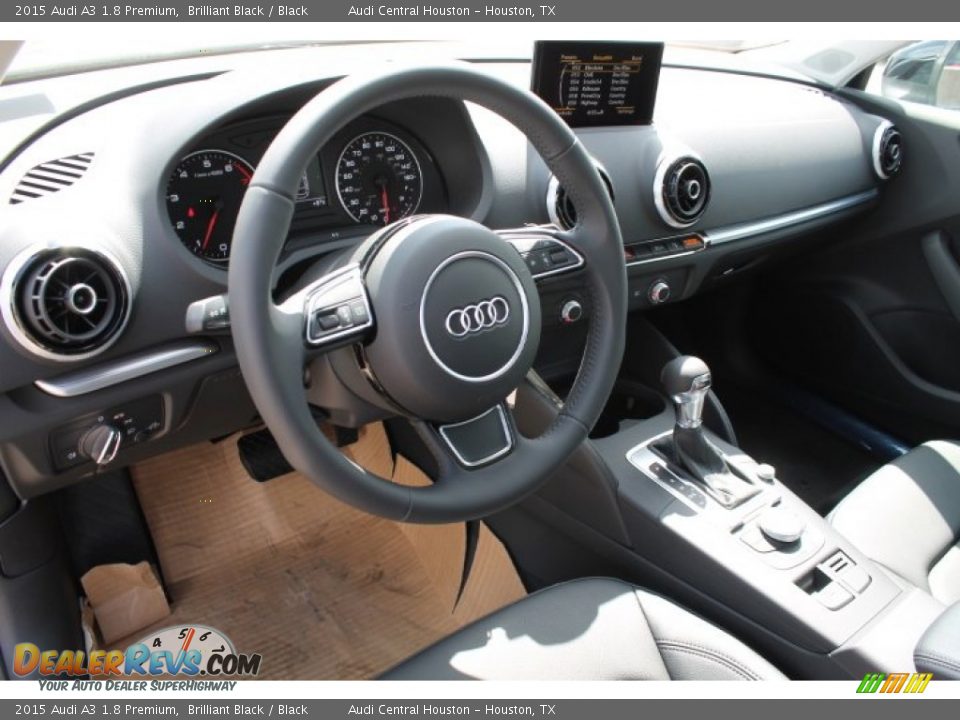 2015 Audi A3 1.8 Premium Brilliant Black / Black Photo #11