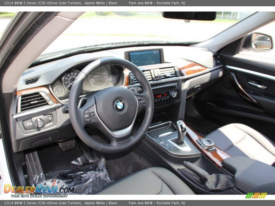 2014 BMW 3 Series 328i xDrive Gran Turismo Alpine White / Black Photo #10