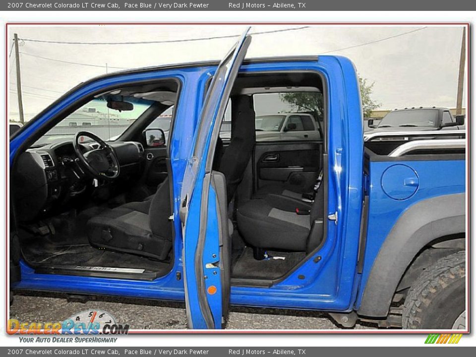 2007 Chevrolet Colorado LT Crew Cab Pace Blue / Very Dark Pewter Photo #23