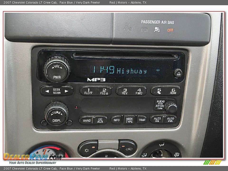 Audio System of 2007 Chevrolet Colorado LT Crew Cab Photo #33