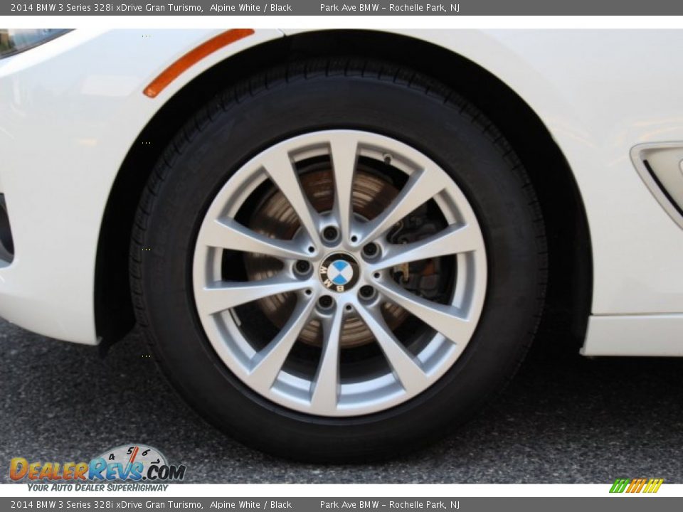 2014 BMW 3 Series 328i xDrive Gran Turismo Alpine White / Black Photo #31