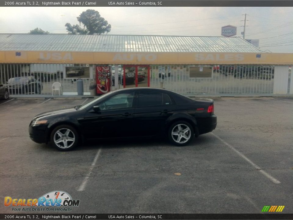 2006 Acura TL 3.2 Nighthawk Black Pearl / Camel Photo #2