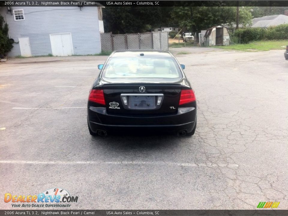 2006 Acura TL 3.2 Nighthawk Black Pearl / Camel Photo #3