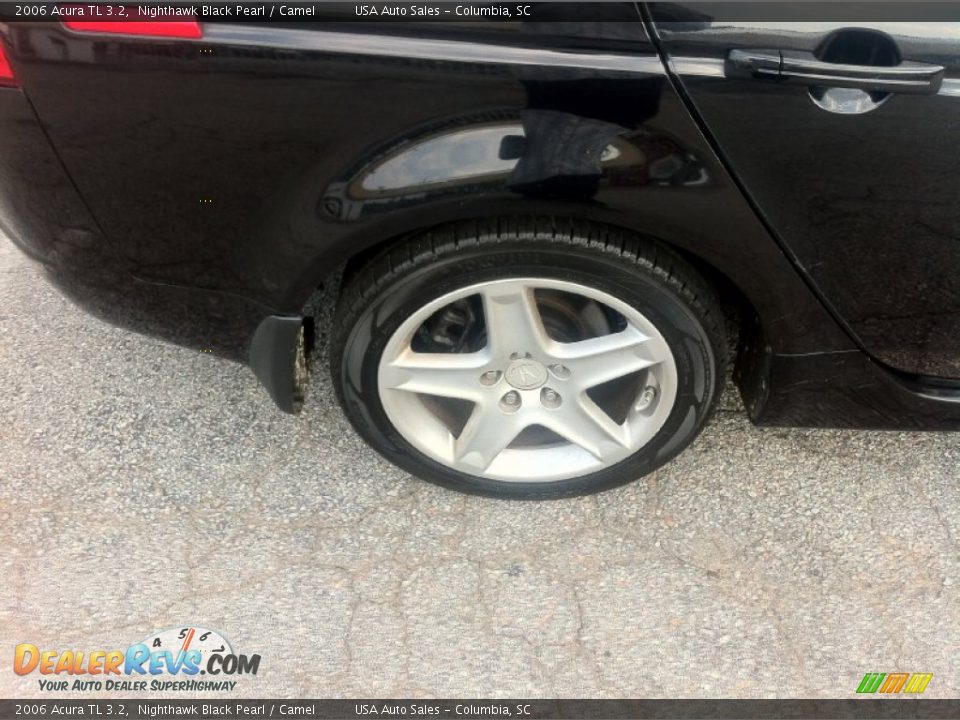 2006 Acura TL 3.2 Nighthawk Black Pearl / Camel Photo #6