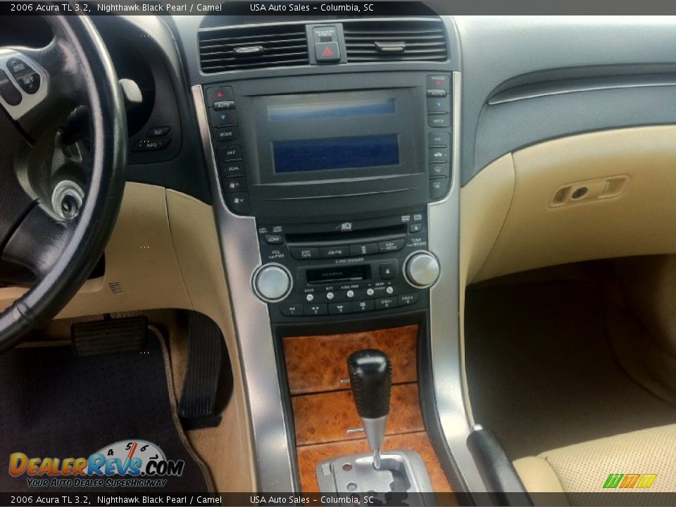 2006 Acura TL 3.2 Nighthawk Black Pearl / Camel Photo #11