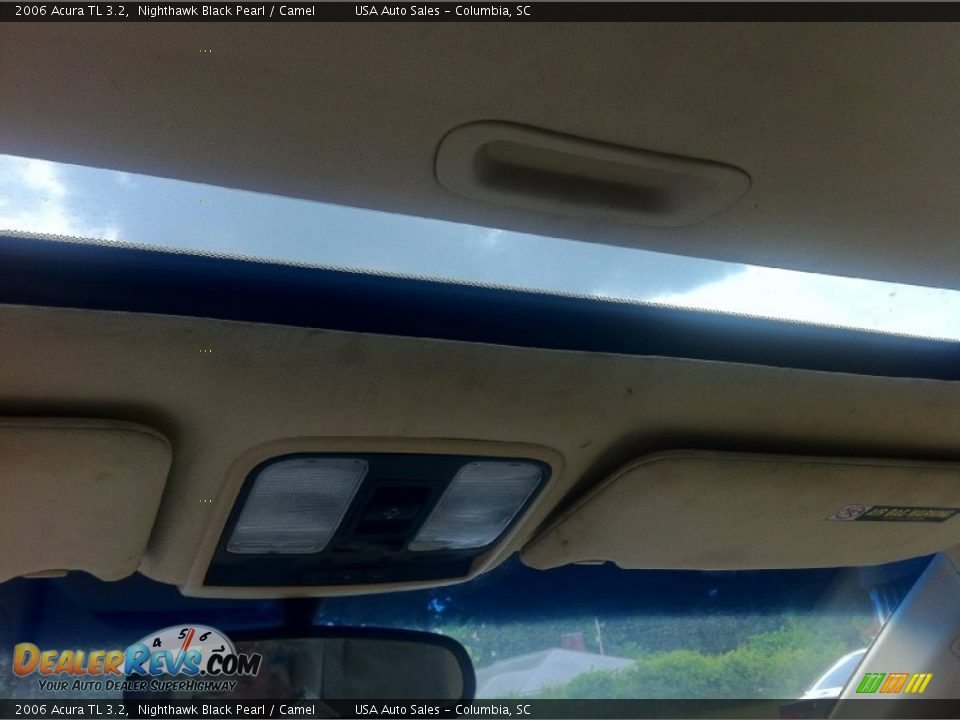 2006 Acura TL 3.2 Nighthawk Black Pearl / Camel Photo #12