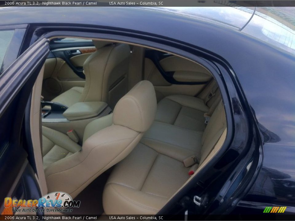 2006 Acura TL 3.2 Nighthawk Black Pearl / Camel Photo #15