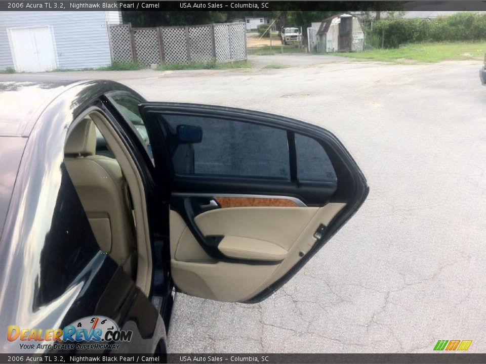 2006 Acura TL 3.2 Nighthawk Black Pearl / Camel Photo #16