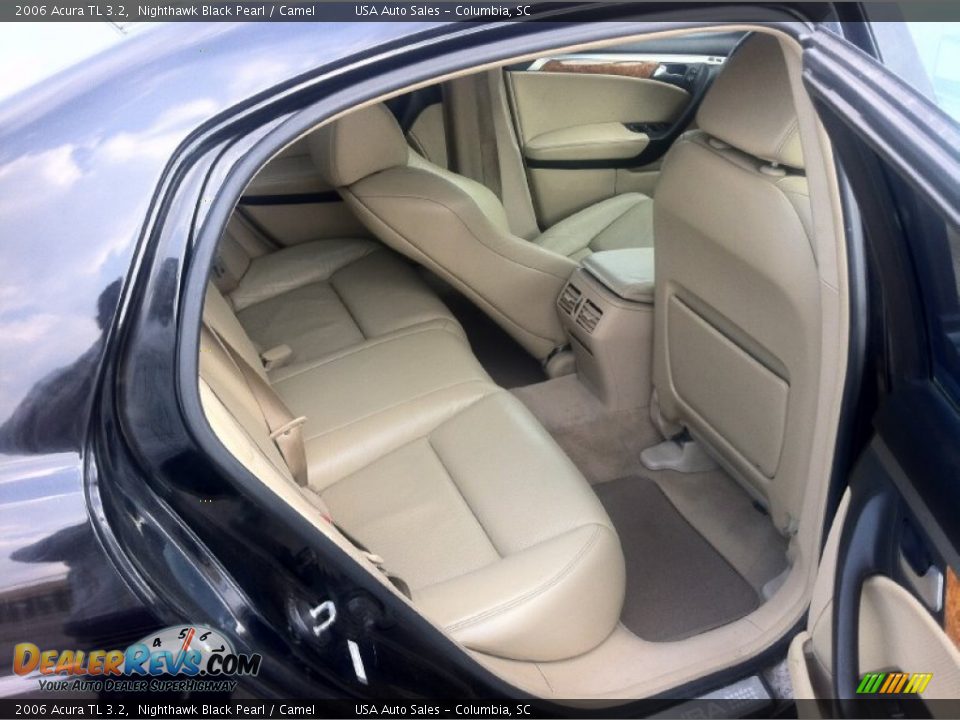 2006 Acura TL 3.2 Nighthawk Black Pearl / Camel Photo #17