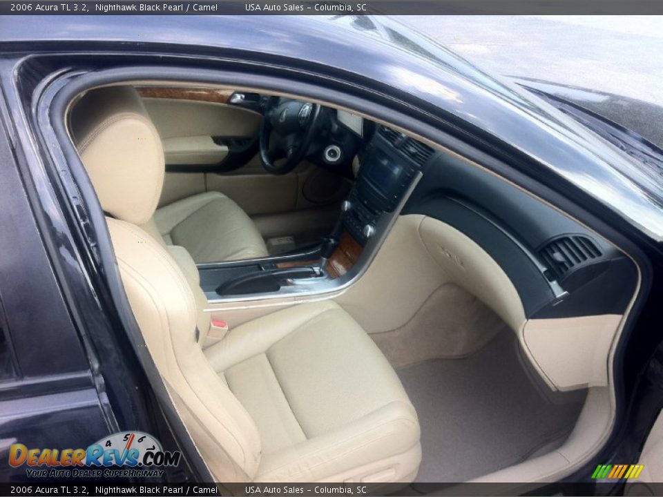 2006 Acura TL 3.2 Nighthawk Black Pearl / Camel Photo #19