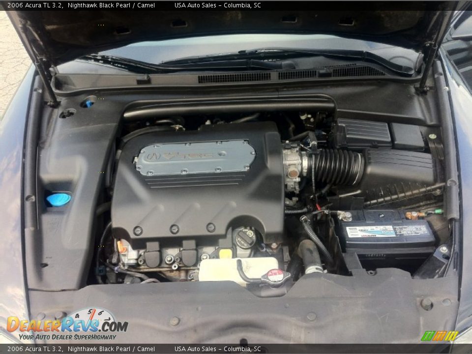 2006 Acura TL 3.2 Nighthawk Black Pearl / Camel Photo #21