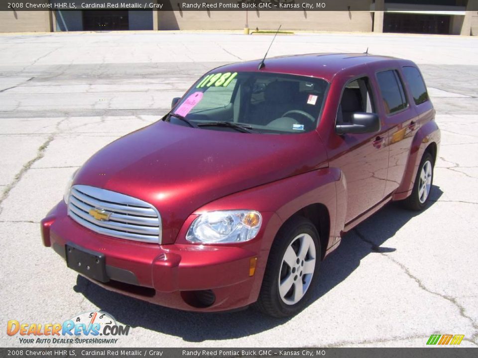 2008 Chevrolet HHR LS Cardinal Red Metallic / Gray Photo #4
