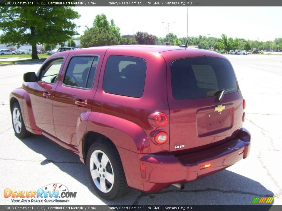 2008 Chevrolet HHR LS Cardinal Red Metallic / Gray Photo #6