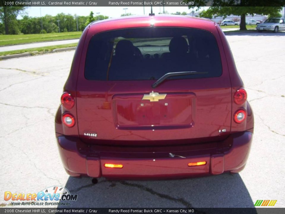 2008 Chevrolet HHR LS Cardinal Red Metallic / Gray Photo #7