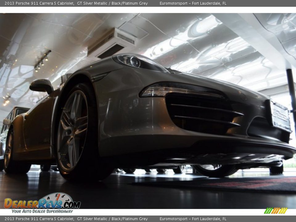 2013 Porsche 911 Carrera S Cabriolet GT Silver Metallic / Black/Platinum Grey Photo #7