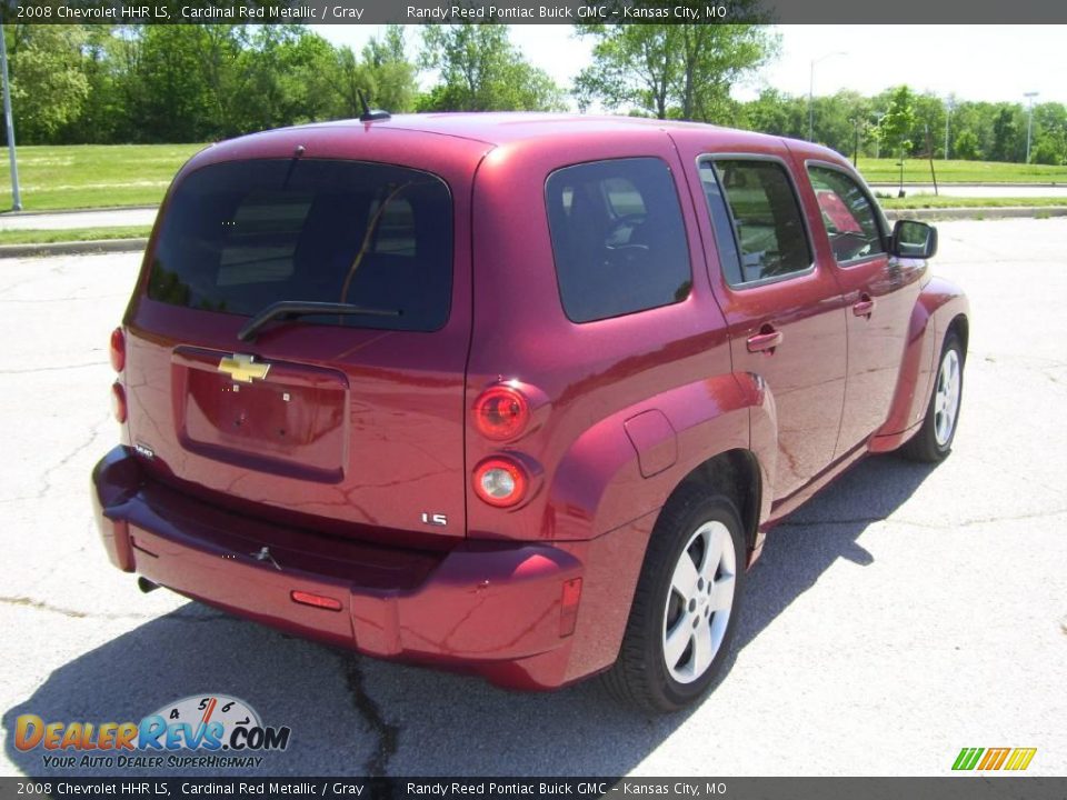 2008 Chevrolet HHR LS Cardinal Red Metallic / Gray Photo #8