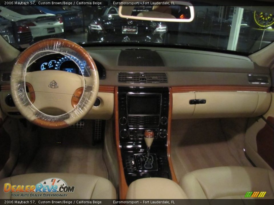 2006 Maybach 57 Custom Brown/Beige / California Beige Photo #5