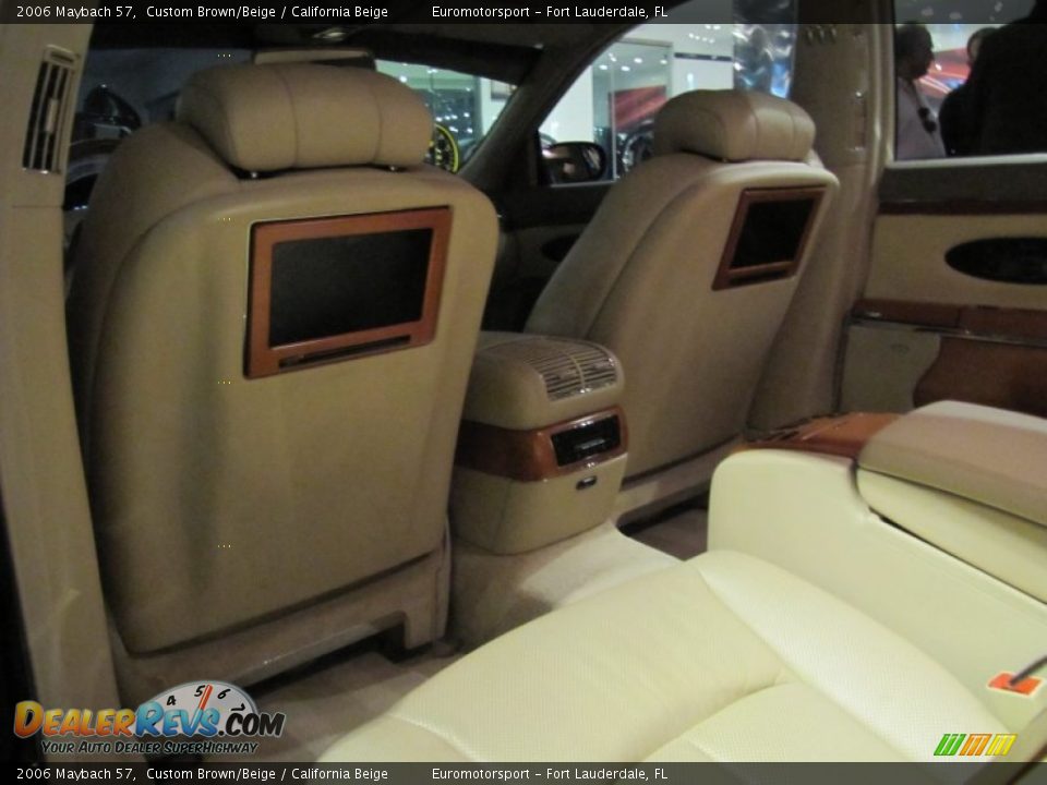 2006 Maybach 57 Custom Brown/Beige / California Beige Photo #9