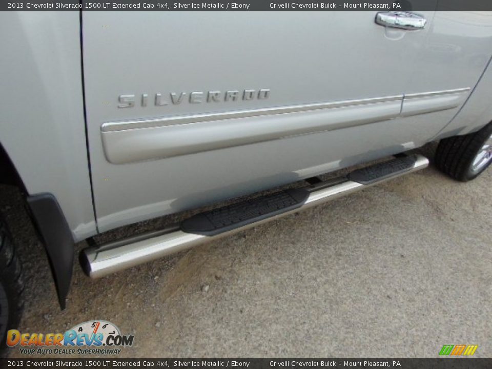 2013 Chevrolet Silverado 1500 LT Extended Cab 4x4 Silver Ice Metallic / Ebony Photo #4