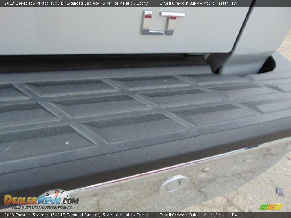 2013 Chevrolet Silverado 1500 LT Extended Cab 4x4 Silver Ice Metallic / Ebony Photo #8