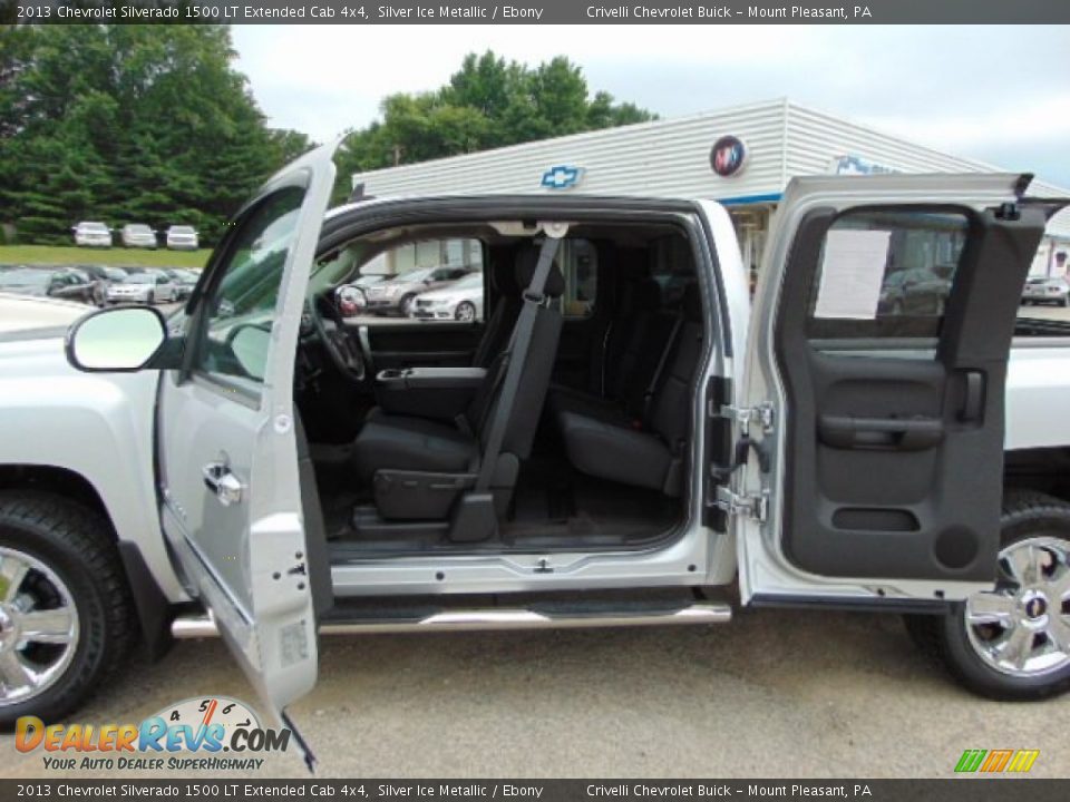 2013 Chevrolet Silverado 1500 LT Extended Cab 4x4 Silver Ice Metallic / Ebony Photo #20