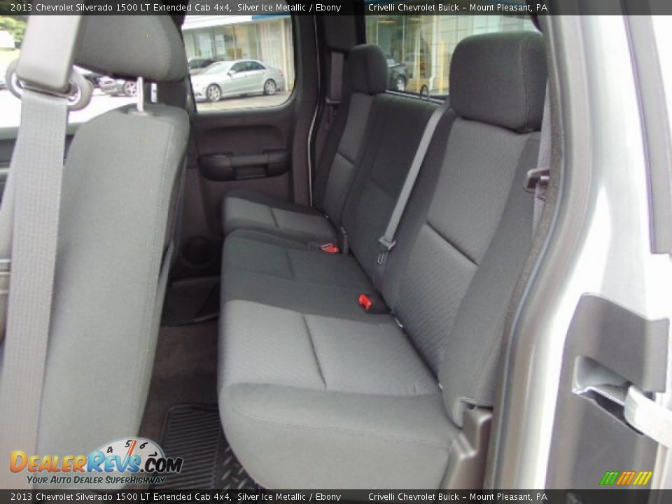2013 Chevrolet Silverado 1500 LT Extended Cab 4x4 Silver Ice Metallic / Ebony Photo #23