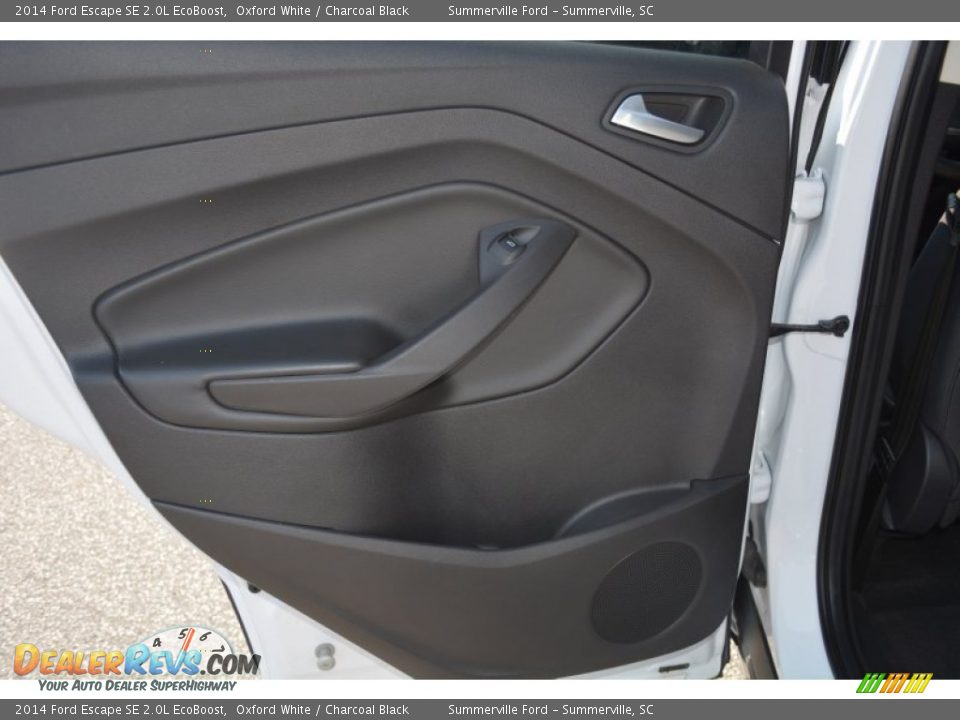 2014 Ford Escape SE 2.0L EcoBoost Oxford White / Charcoal Black Photo #13