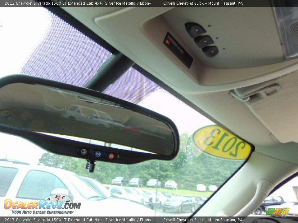 2013 Chevrolet Silverado 1500 LT Extended Cab 4x4 Silver Ice Metallic / Ebony Photo #28