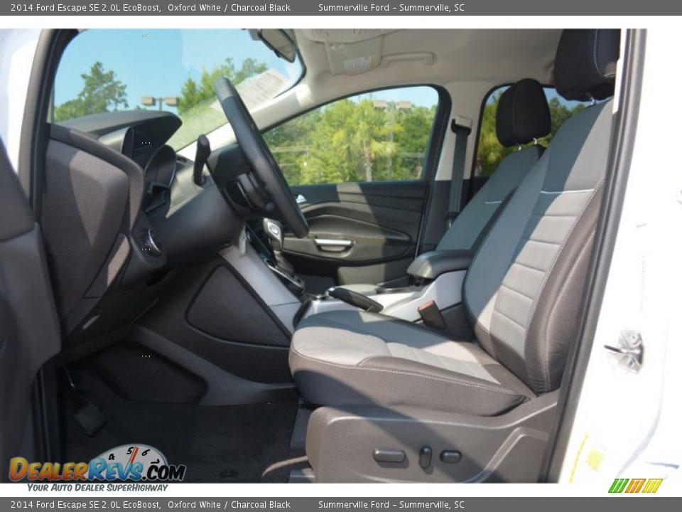 2014 Ford Escape SE 2.0L EcoBoost Oxford White / Charcoal Black Photo #15