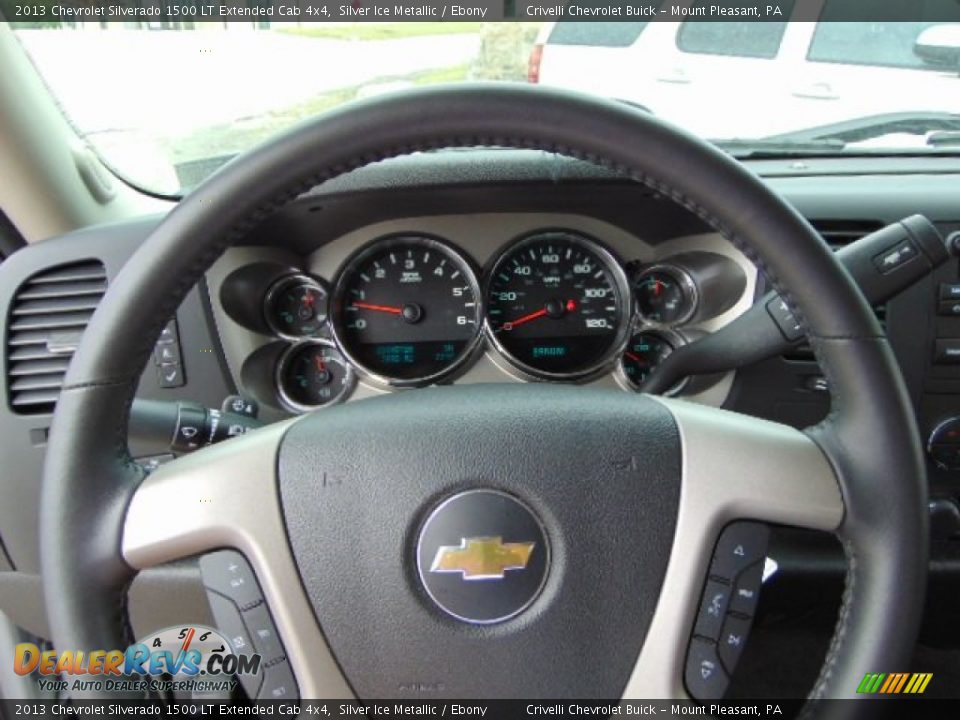 2013 Chevrolet Silverado 1500 LT Extended Cab 4x4 Steering Wheel Photo #31